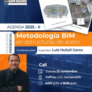 Conferencia: Uso de la metodología BIM en estructuras de acero (no es tecnología) - Cali