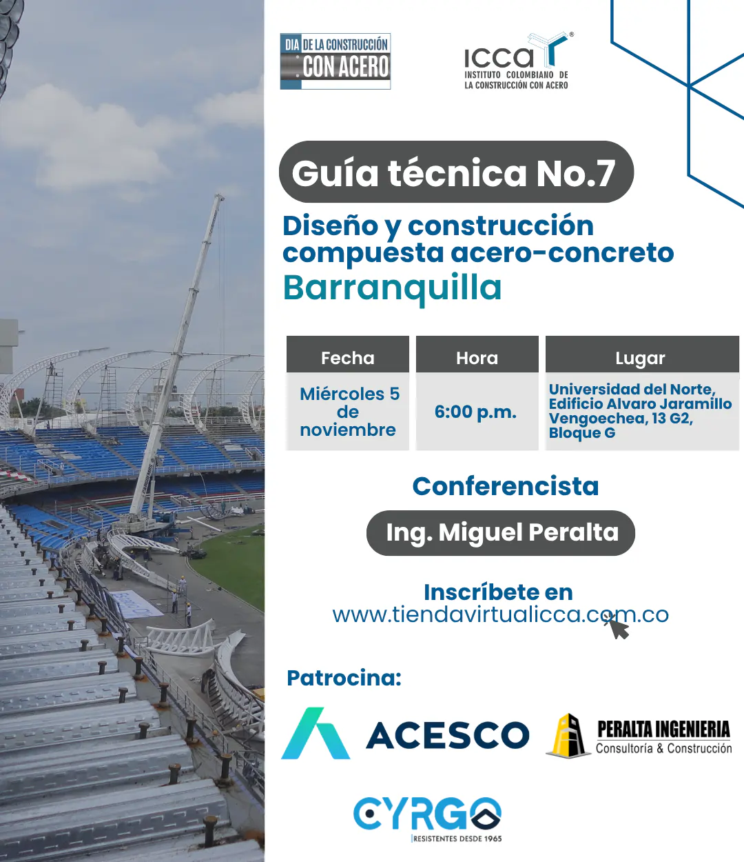 Conferencia: Guía Técnica No. 7 – Diseño y Construcción Compuesta Acero-concreto - Barranquilla