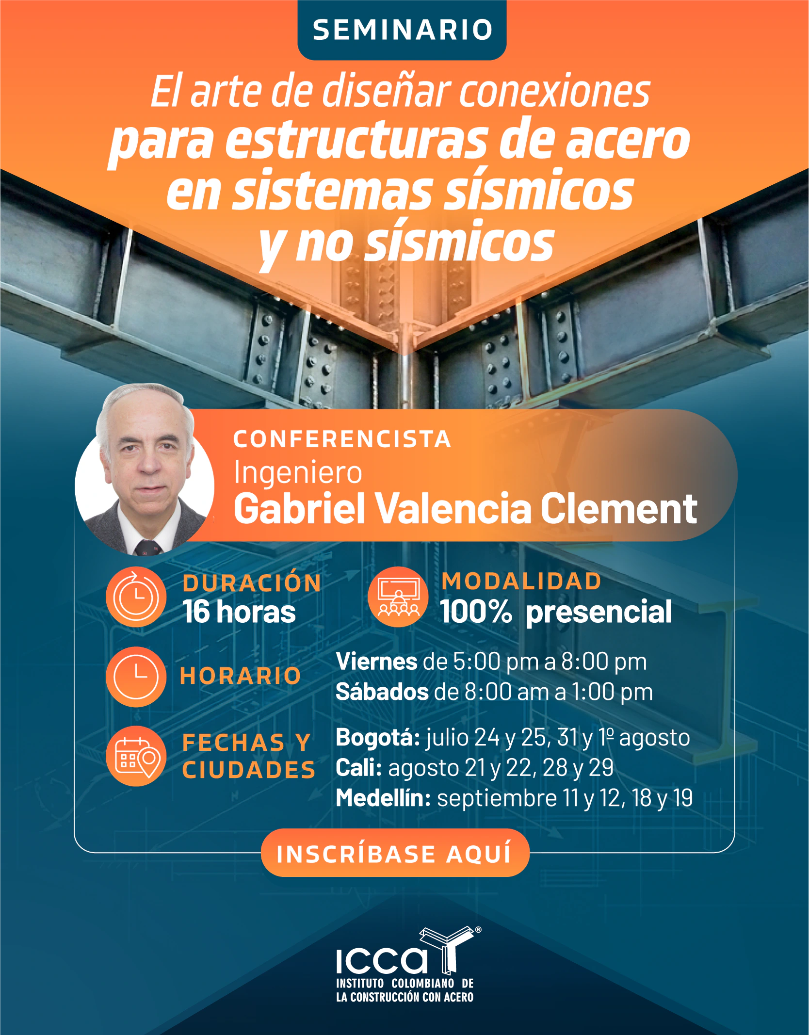 El arte de diseñar conexiones para estructuras de acero en sistemas sísmicos y no sísmicos - (Cali)