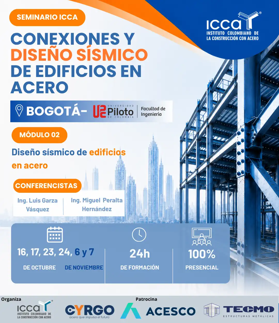 Seminario: Diseño Sísmico de edificios con Acero - Bogotá - Módulo 2