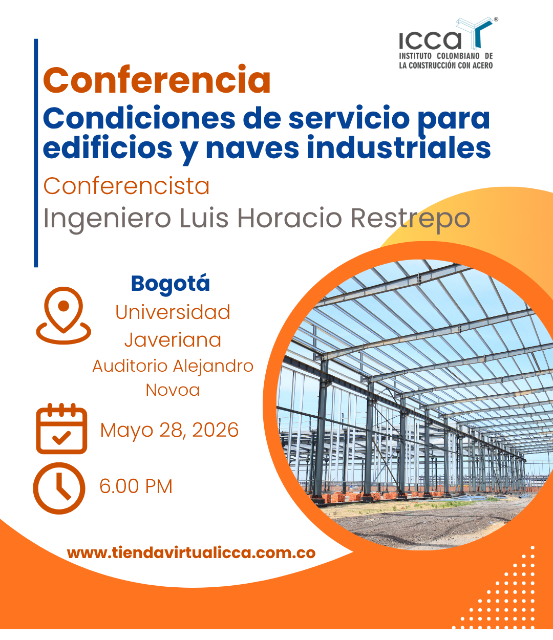 Conferencia: Condiciones de servicio para edificios y naves industriales - Bogotá