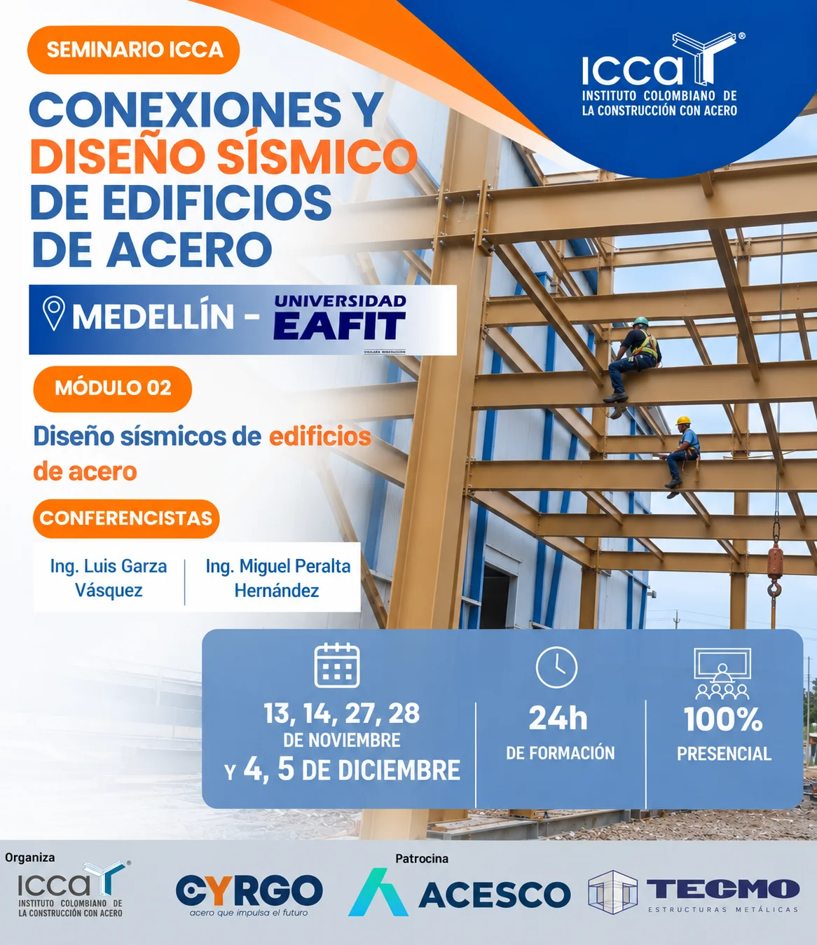 Seminario: Diseño Sísmico de edificios con Acero - Medellín - Módulo 2