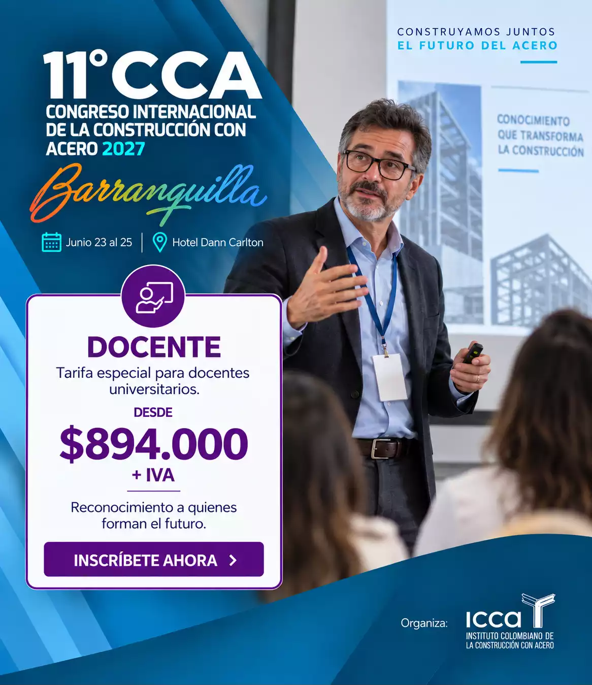 Congreso Acero 2027 - Docente